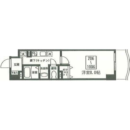 フォーシーズンズ八柱の物件間取画像